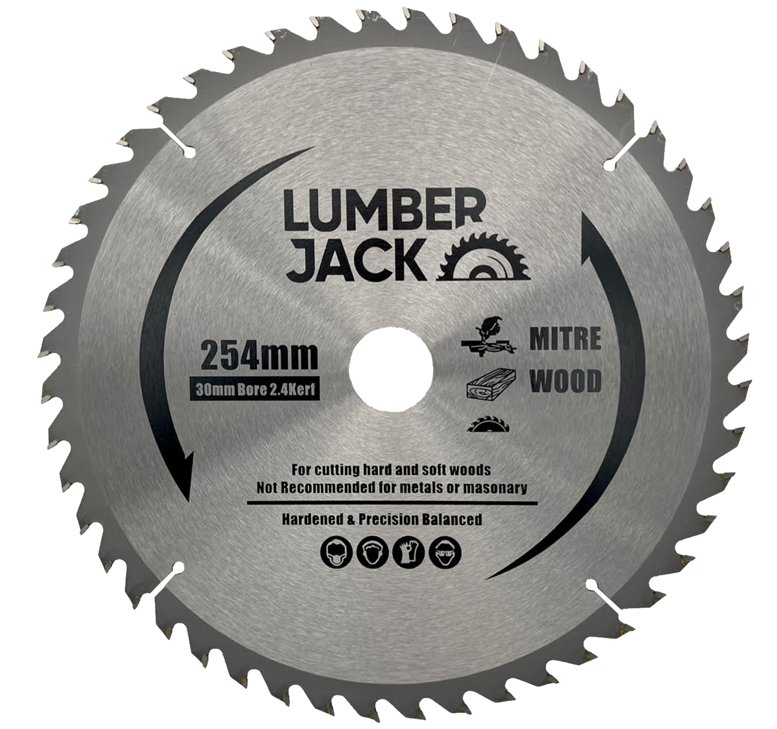 Lumberjack 254mm 48 Tooth Circular Saw Blade 30mm bore