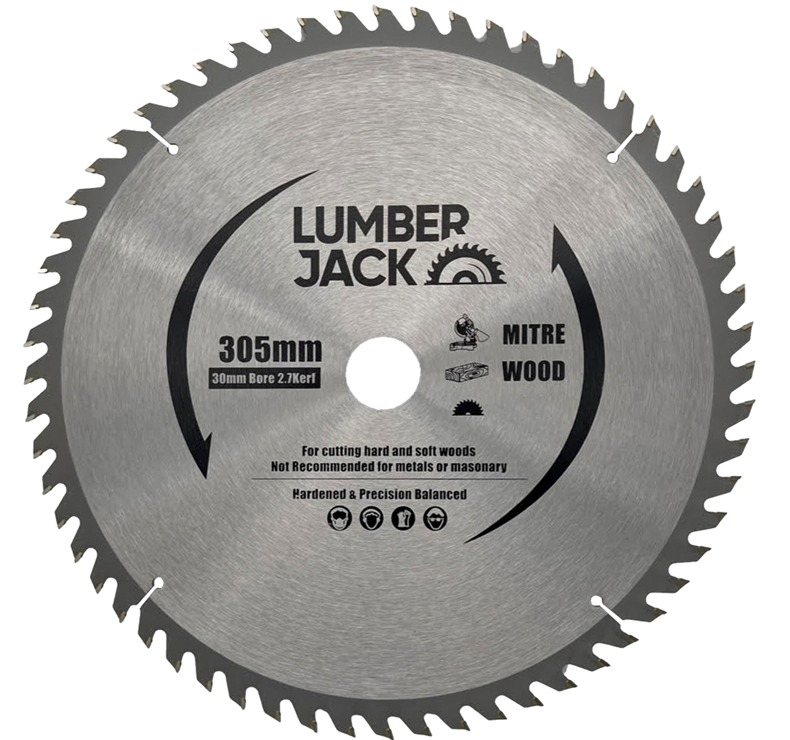 Lumberjack 305mm 100 Tooth Circular Saw Blade 30mm bore