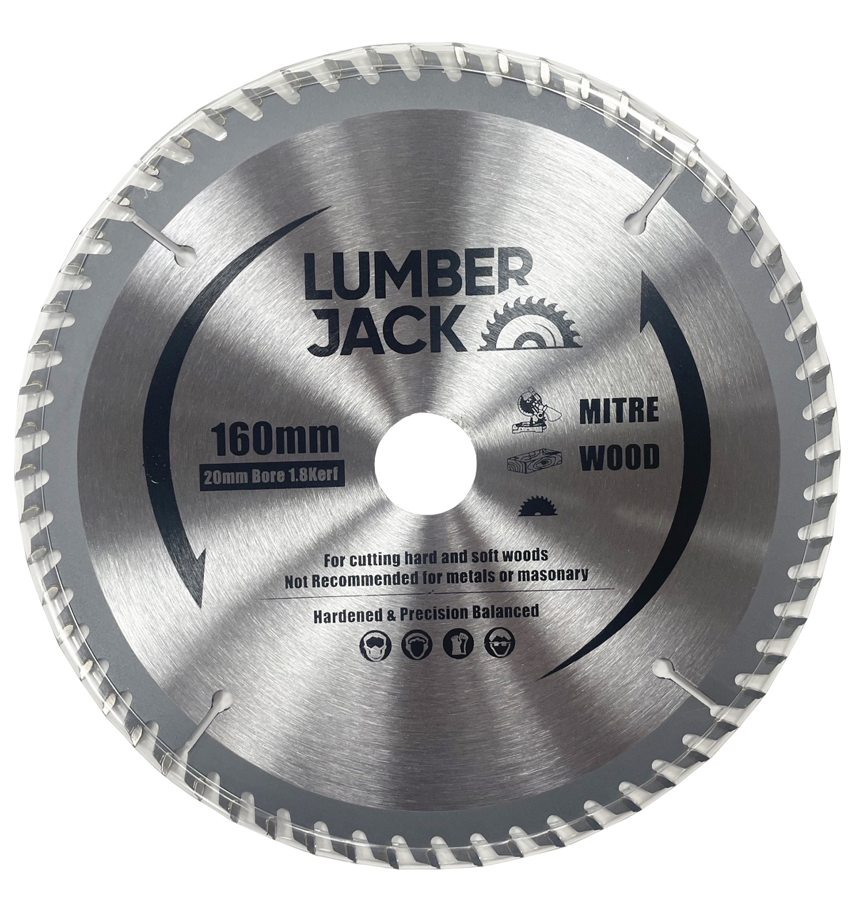 Lumberjack 160mm 60T Trade Circular Saw Blades 20mm Bore