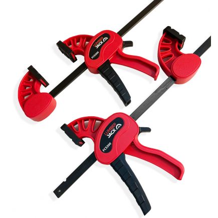 Lumberjack 300mm Fast Clamps Bar Spreader One Handed Quick Grip Set