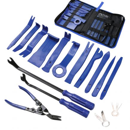 Autojack 19 Piece Upholstery Car Trim & Panel Removal Tool Kit