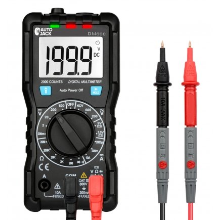 Autojack LCD Digital Multimeter Voltmeter Ammeter AC DC Current Circuit Tester