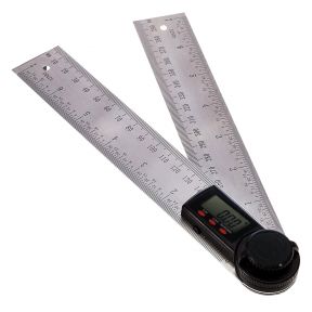 Lumberjack Digital LCD Angle Finder Stainless Steel Rule Trend 200mm Ruler 360 Degree Gauge