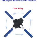 Autojack Brake Caliper Ratchet Tool Car Ratcheting Piston Spreader