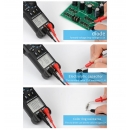 Autojack Digital Clamp Meter AC/DC Current Voltage Multimeter Temp Volt Amp Tester Flashlight