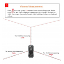 Autojack Handheld Digital Laser Point Distance Meter Tape Range Finder Measure 40m 131ft