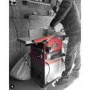 Lumberjack PRO SERIES Heavy Duty Planer Thicknesser Includes Wheels & Integrated Dust Extractor