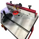 Lumberjack PRO SERIES Cast Iron Router Table With A One Piece Aluminium Fence & Compact Leg Stand