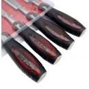 Lumberjack 4 Piece Chisel Set Bevel Edge With Strike Through Cap