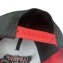 Lumberjack Snapback Adjustable Cap - Red/Black Hat