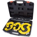 Autojack Strut Spring Compressor Kit, Interchangeable Fork Strut Coil Extractor Remover Tool