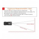 Autojack Handheld Digital Laser Point Distance Meter Tape Range Finder Measure 40m 131ft