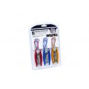 Autojack Folding Ball End Allen Hex Keys 3pc Multi Coloured Tool