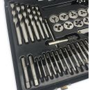 Autojack Metric Tap & Die Set 76 Piece Split Dies Wrench Kit