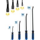 Autojack 4 Piece Pry Bar Hammer Cap Set with Angled Tips