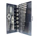 Autojack 32 Piece Metric Tap & Die Set Split Dies