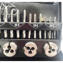 Autojack 32 Piece Metric Tap & Die Set Split Dies