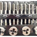 Autojack 32 Piece Metric Tap & Die Set Split Dies