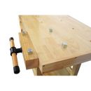 Lumberjack Heavy Duty Solid Wooden Woodworking Work Bench 4 Drawers & Vice